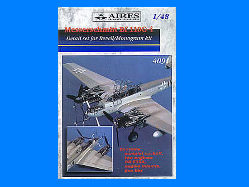 AIR4091 Messerschmitt Bf 110G-4 detail set 1/48 AIR4091 Messerschmitt Bf 110G-4 detail set 1/48